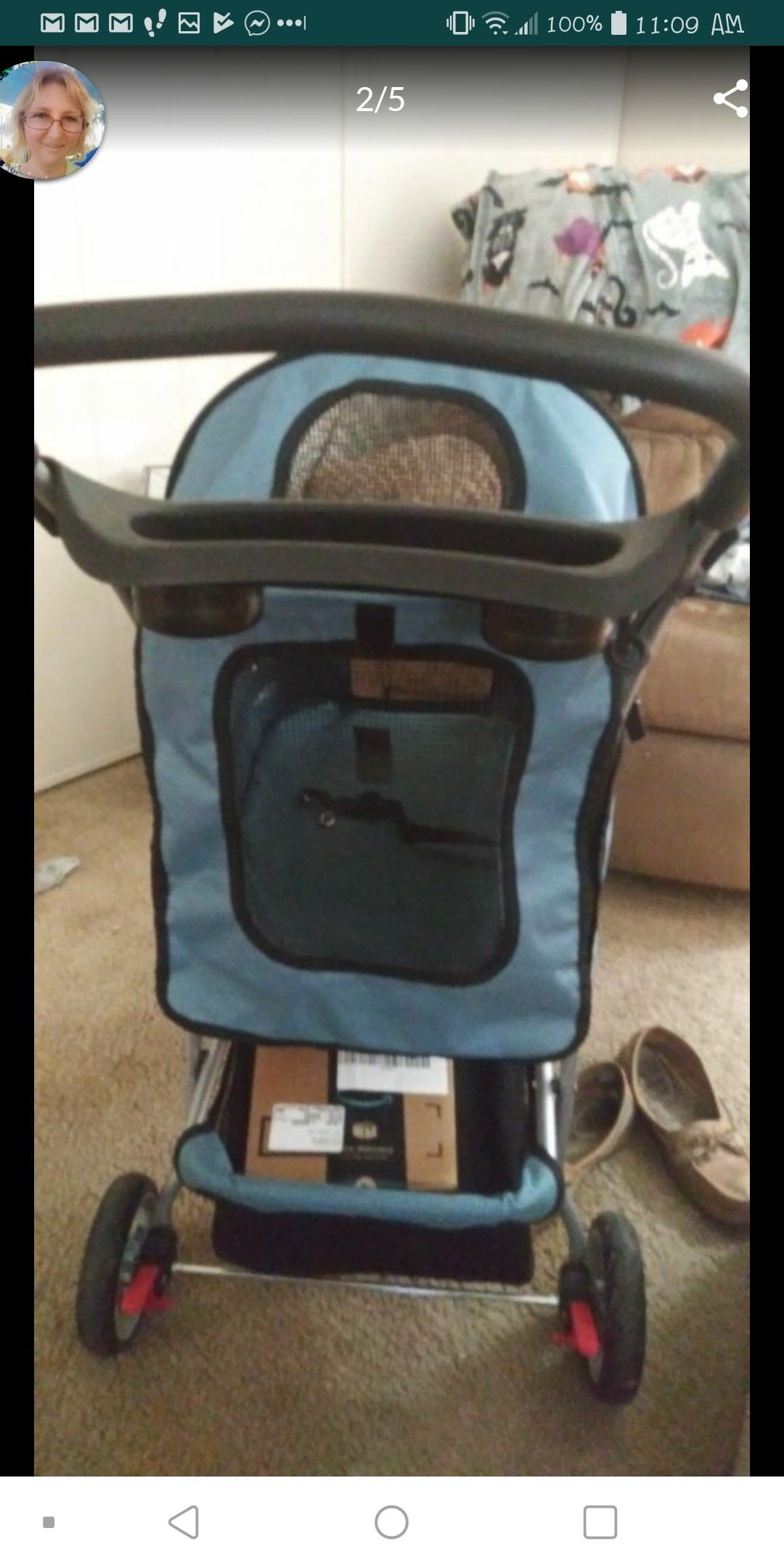 Dog stroller brand new.