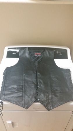 Leather vest
