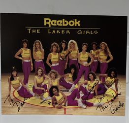 The Laker Girls Signed Team Photo