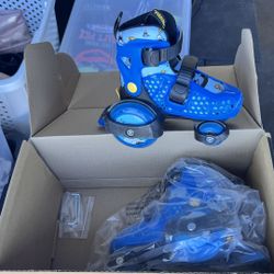 Kids roller skates, intro to rollerblading