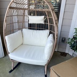 Patio Rocking Egg Chair