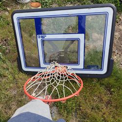 basketball hoop with wall bracket 