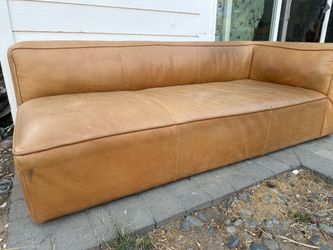 Gorgeous Tan Leather Sofa