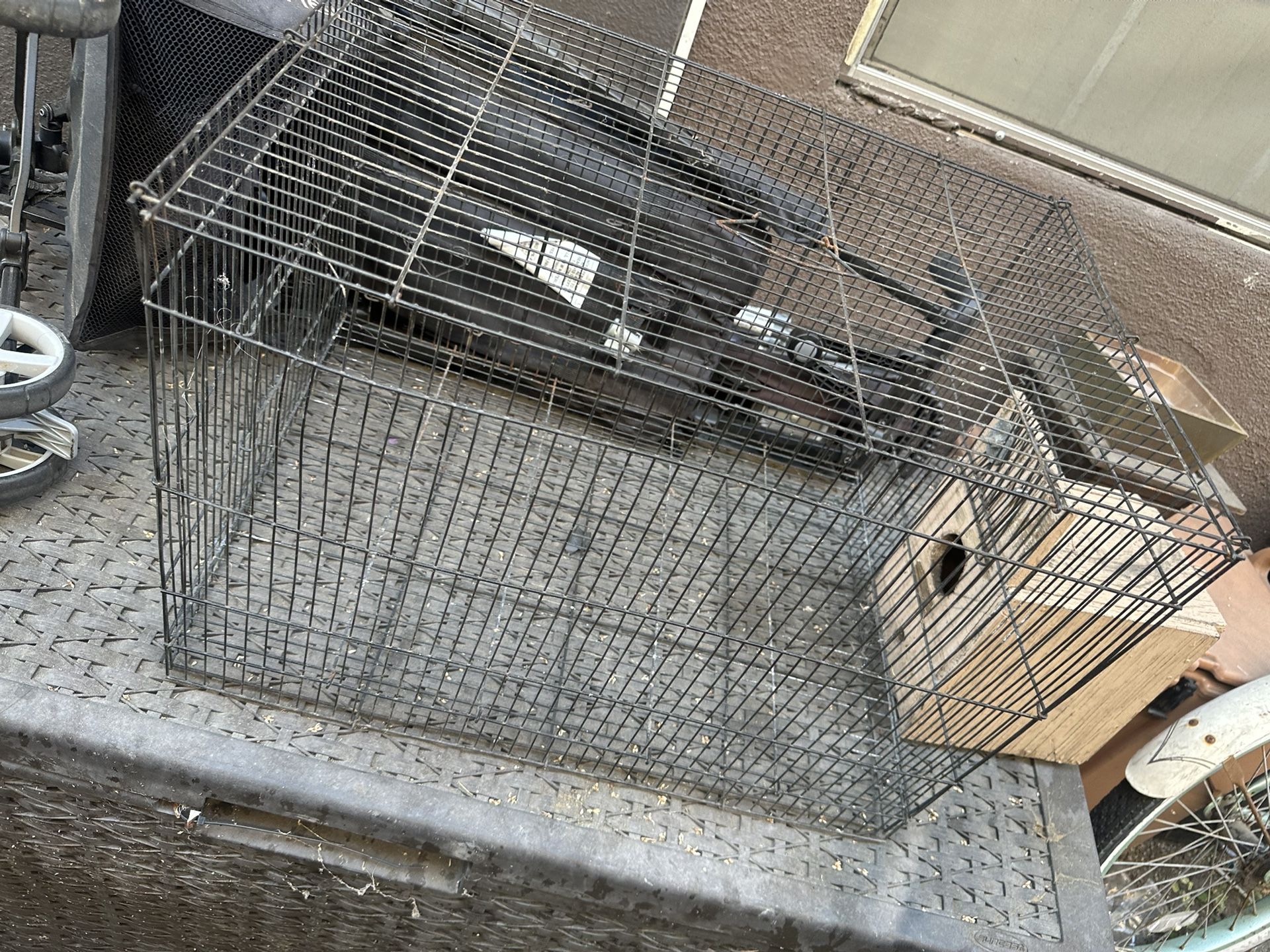 Birds Parrot Cage Comes With The Nest House $15