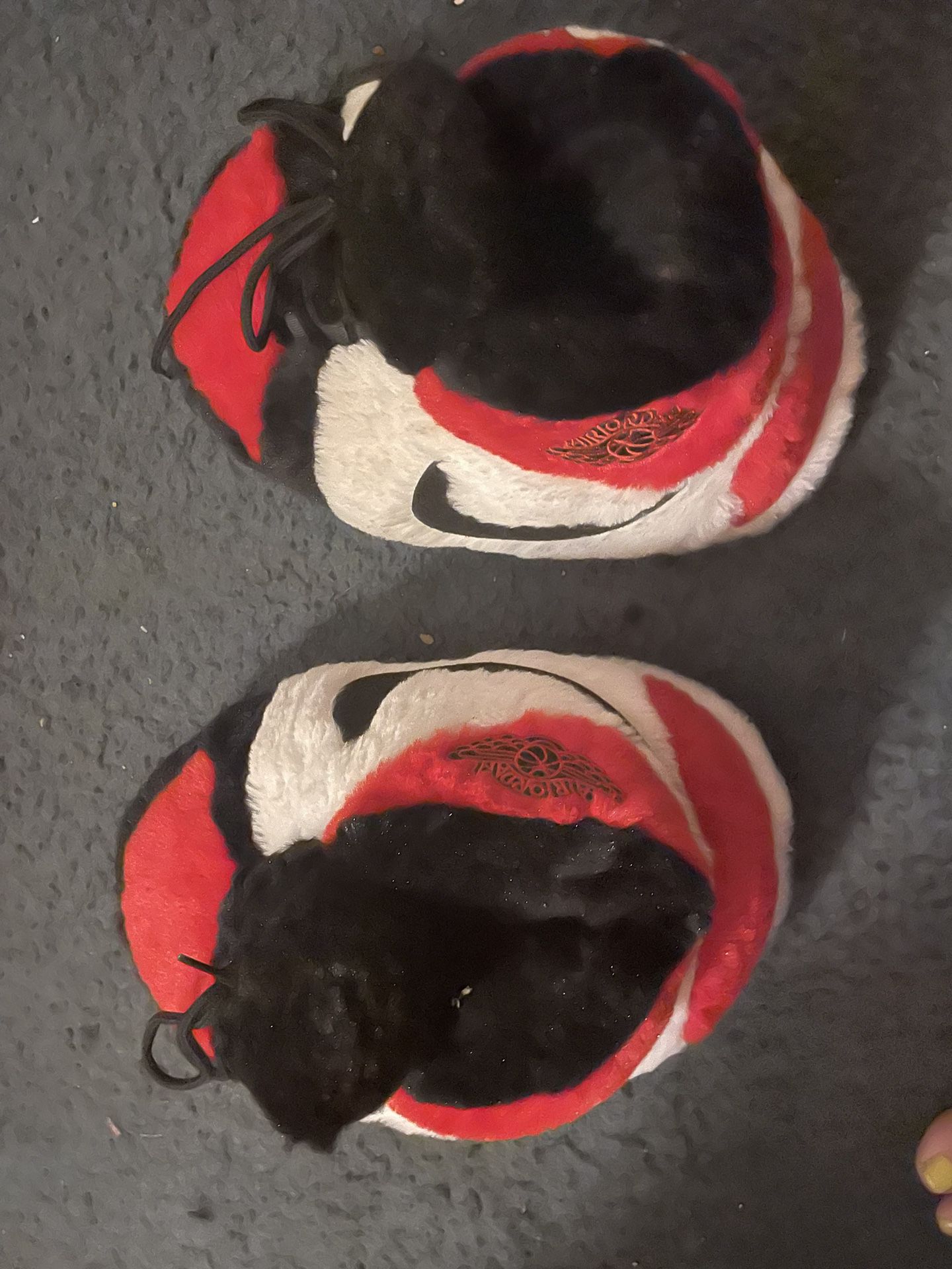 Fluffy Nike Slippers