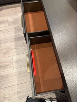 Brown coffee table