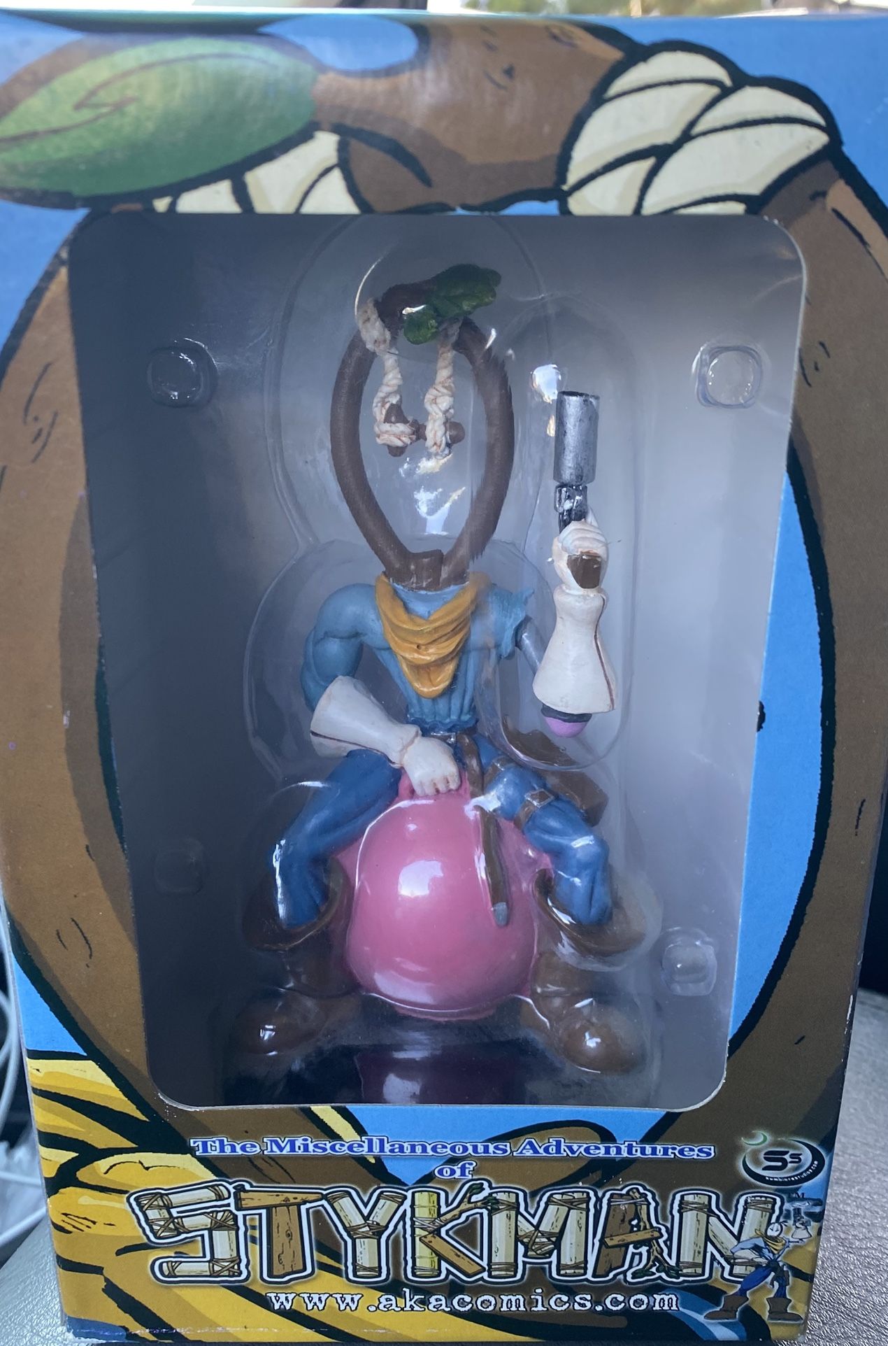 Stykman action figure, comics collectible statue