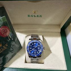 Rolex Submariner Blue Dial Stainless Steel – Comes With Box
