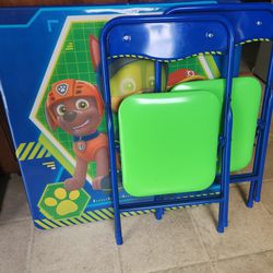 Paw Patrol Table with 2 Chairs