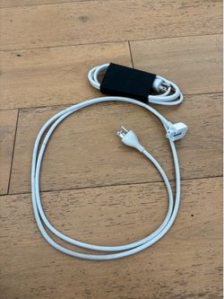 Two Apple MacBook Power Extension Cable AC Wall Plug