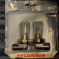 Sylvania Basic 9012 Automotive Halogen Headlights Bulb - 2  Pack