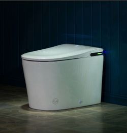 GT071 ADA Height Smart Toilet - Auto Lid Open/Close, Foot Sensor, Zero Pressure System, Aromatherapy System, UV Self-Cleaning Nozzle, MultiFunction Wa