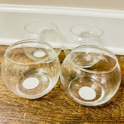 Round Glass Vases!