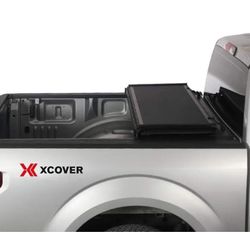 Xcover Low Profile Hard Folding Truck Bed Tonneau Cover,