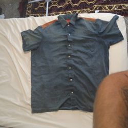 MDOC Orange And Blue Prisoner Shirt