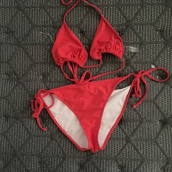 red bikini