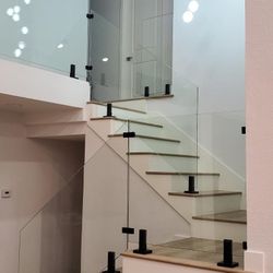 Glass Railings In Stock With Hardware