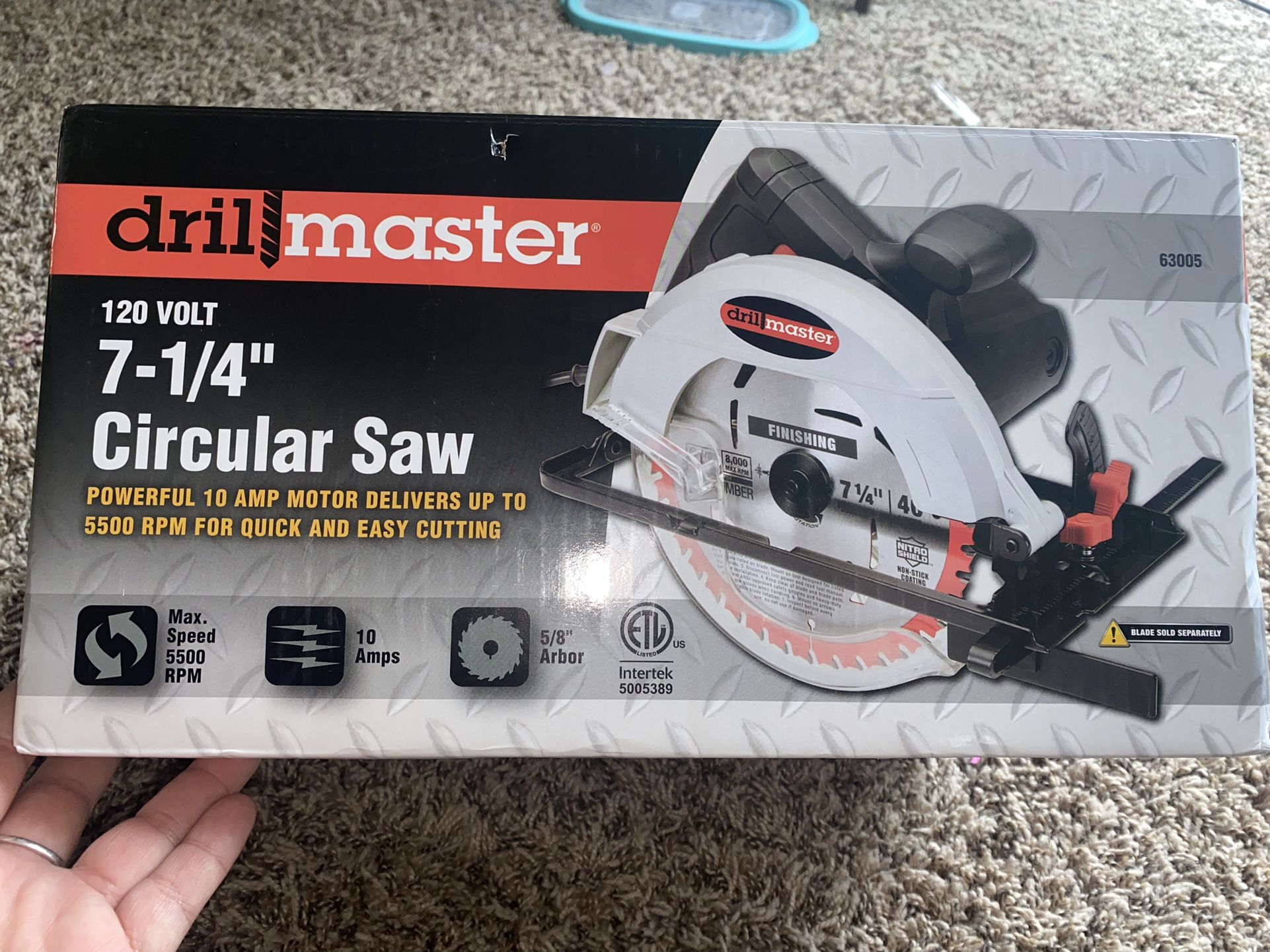 DRILL MASTER 10 Amp 7-1/4 in. Circular Saw