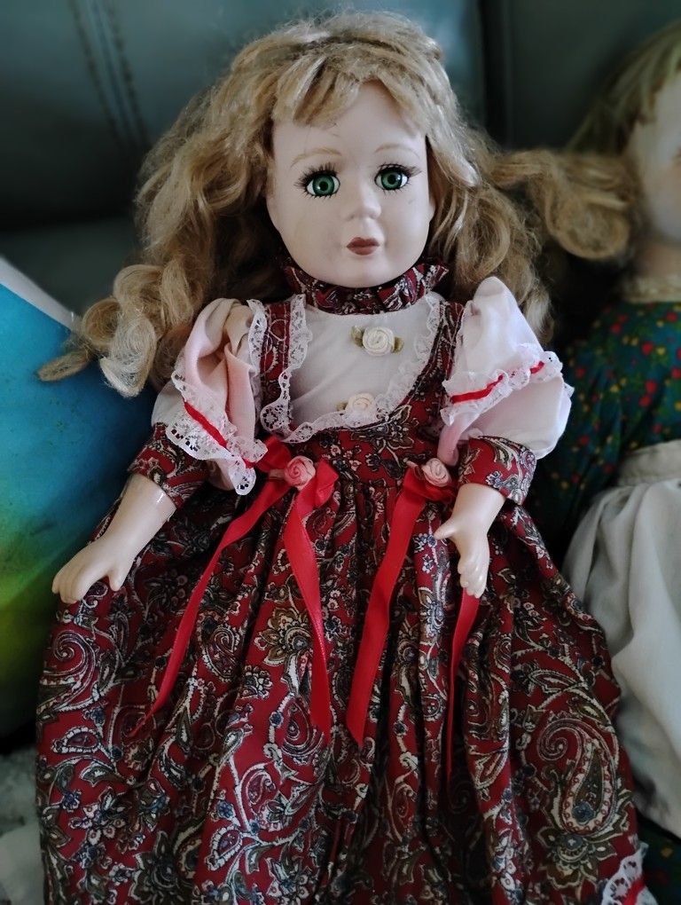 Christmas Vintage Baby Doll Large