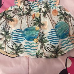 Tropical Top And Skirt 2T 