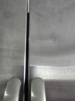 Double door ge fridge and freezer