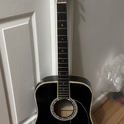American Legacy Black Mist Limited Edition Acoustic Electric Guitar and Case (Signed)