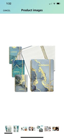 2 Pack Spiral Notebook Journals for Women, A5 Size 5.7X 8.5 Inches