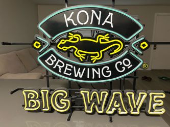 Kona Brewing Beer Sign