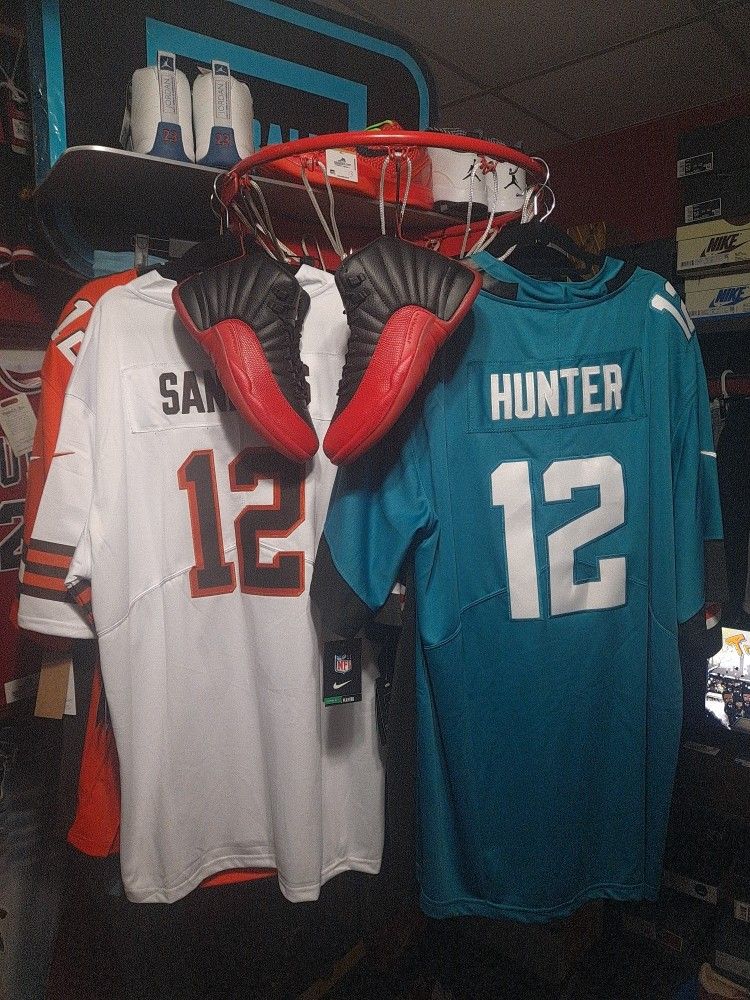 JORDAN 12 Shoes SHEDEUR SANDERS Travis Hunter NFL NBA JERSEYS