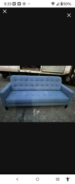 Modern blue sofa