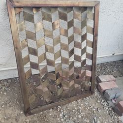 Outdoor steel wall hangings