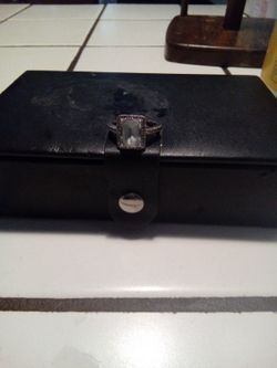 Diamond And Aquamarine  Ring 