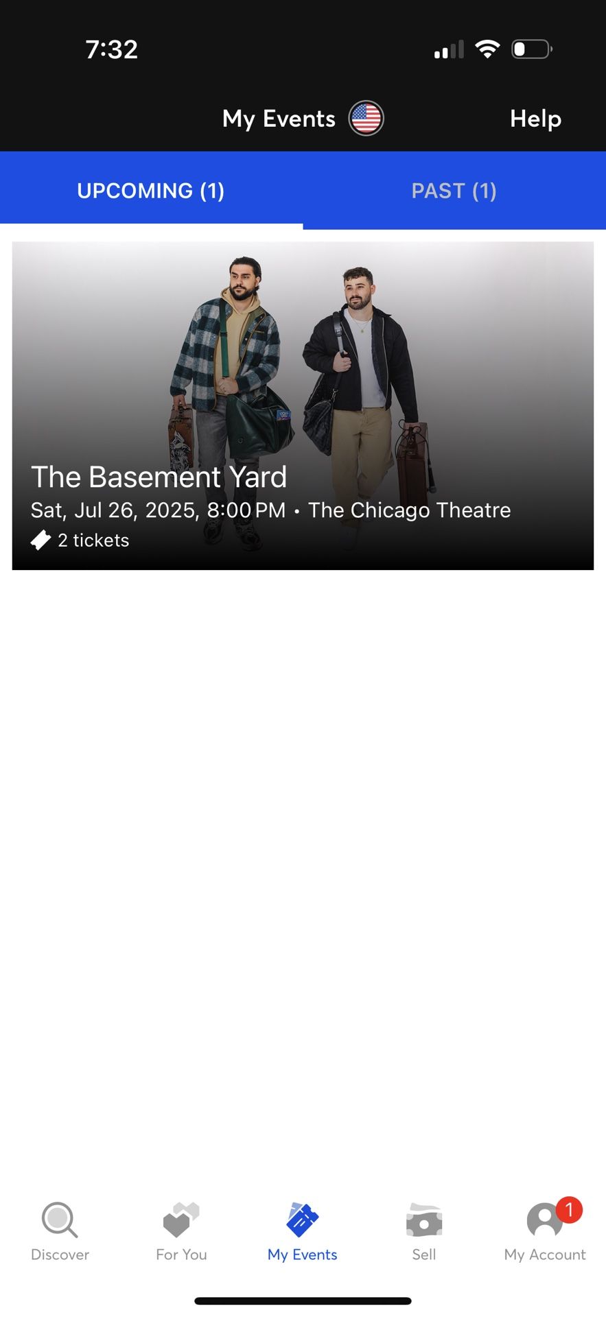 The Basement Yard 2 Tickets 