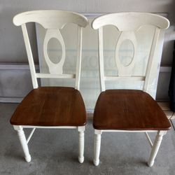 SIT IN STYLE—Two(2) Solid Wood Chairs 