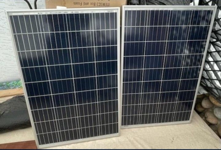 2 Coleman 100w Solar Panels w/ Charger Controller