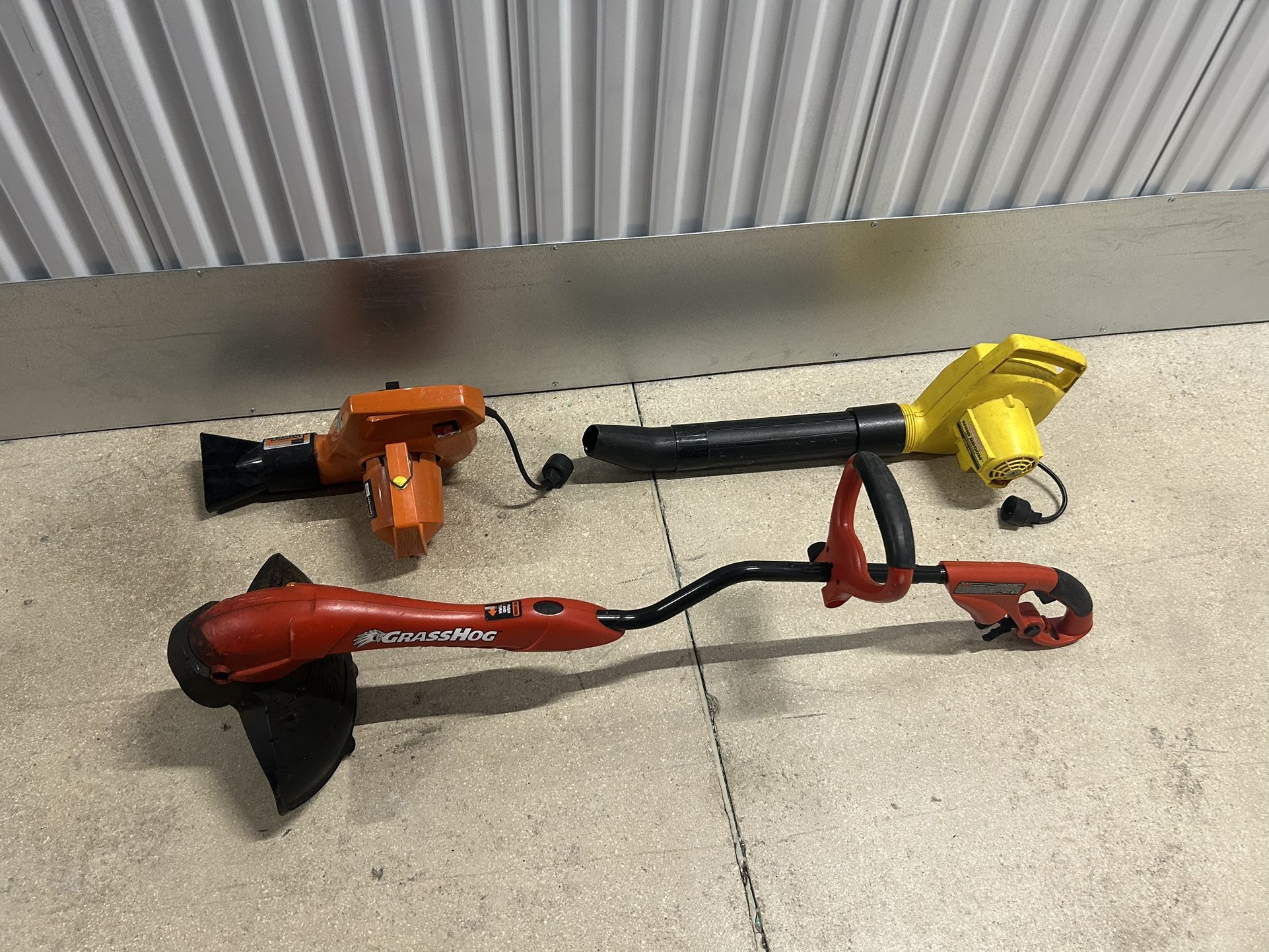 2 Leaf Blowers & A Weed Eater
