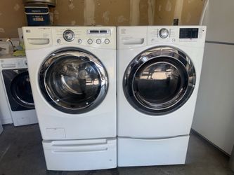 LG Washer and gas Dryer working 3 Month Warranty we Deliver