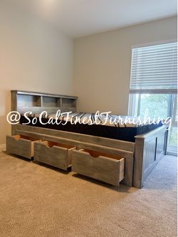New Queen Bed With Mattress And Drawers