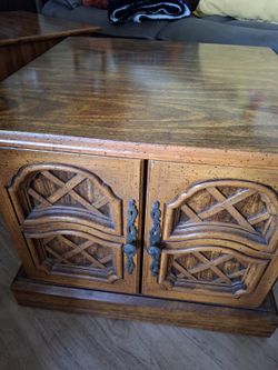 3 Wooden Side Tables