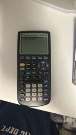 Texas Instruments TI 83-plus graphing calculator