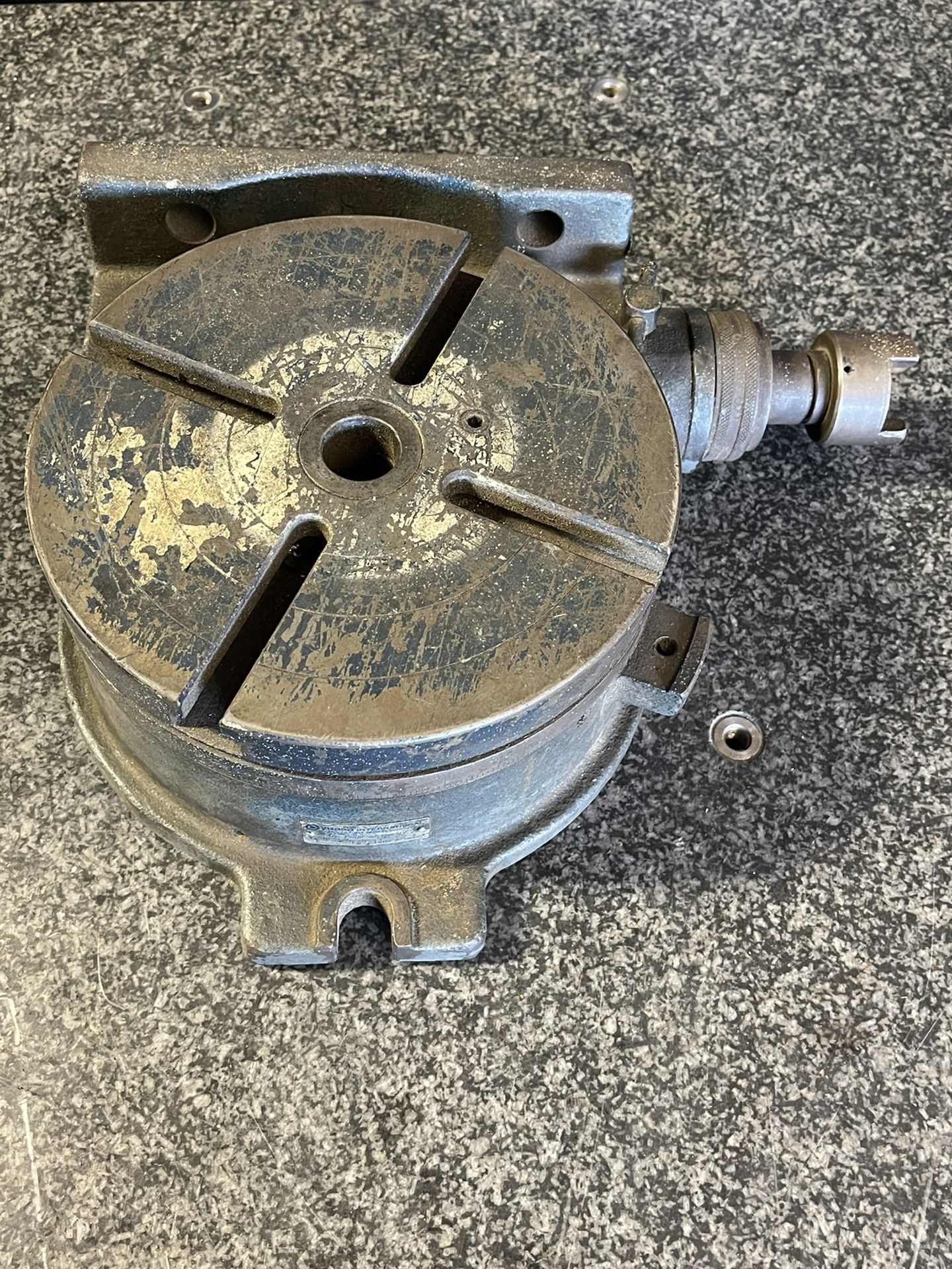 YUASA 550-048 8" HORIZONTAL & VERTICAL ROTARY TABLE