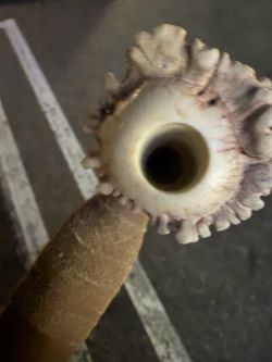 Dear antler peace pipe