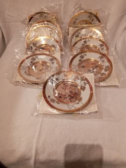 AUTHENTICATED ETERNAL WISHES OF  GOOD  FORTUNE PLATES  (SET OF 10)