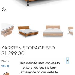 Karsten King Bed Frame From Dania 