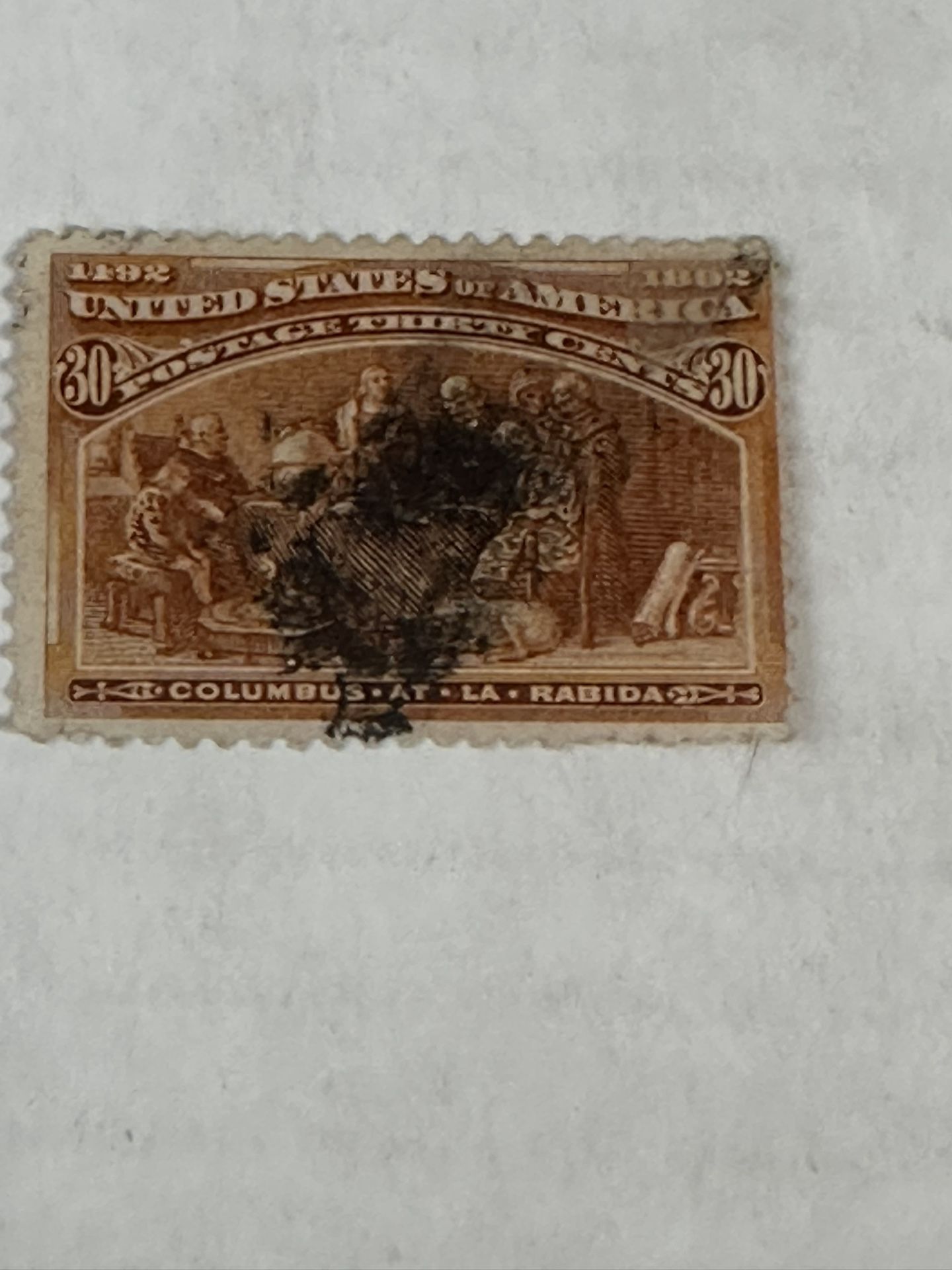 United States 1893 Columbus Expedition 239 30 Cent Used Stamp