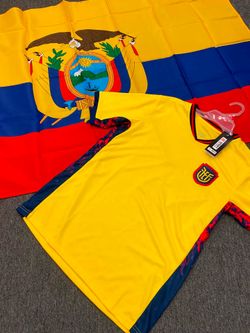 Set de playera y bandera de Ecuador