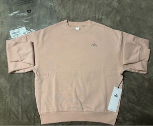 NEW alo Pink Quartz Unisex Crewneck Size XS-L 100% Authentic✅