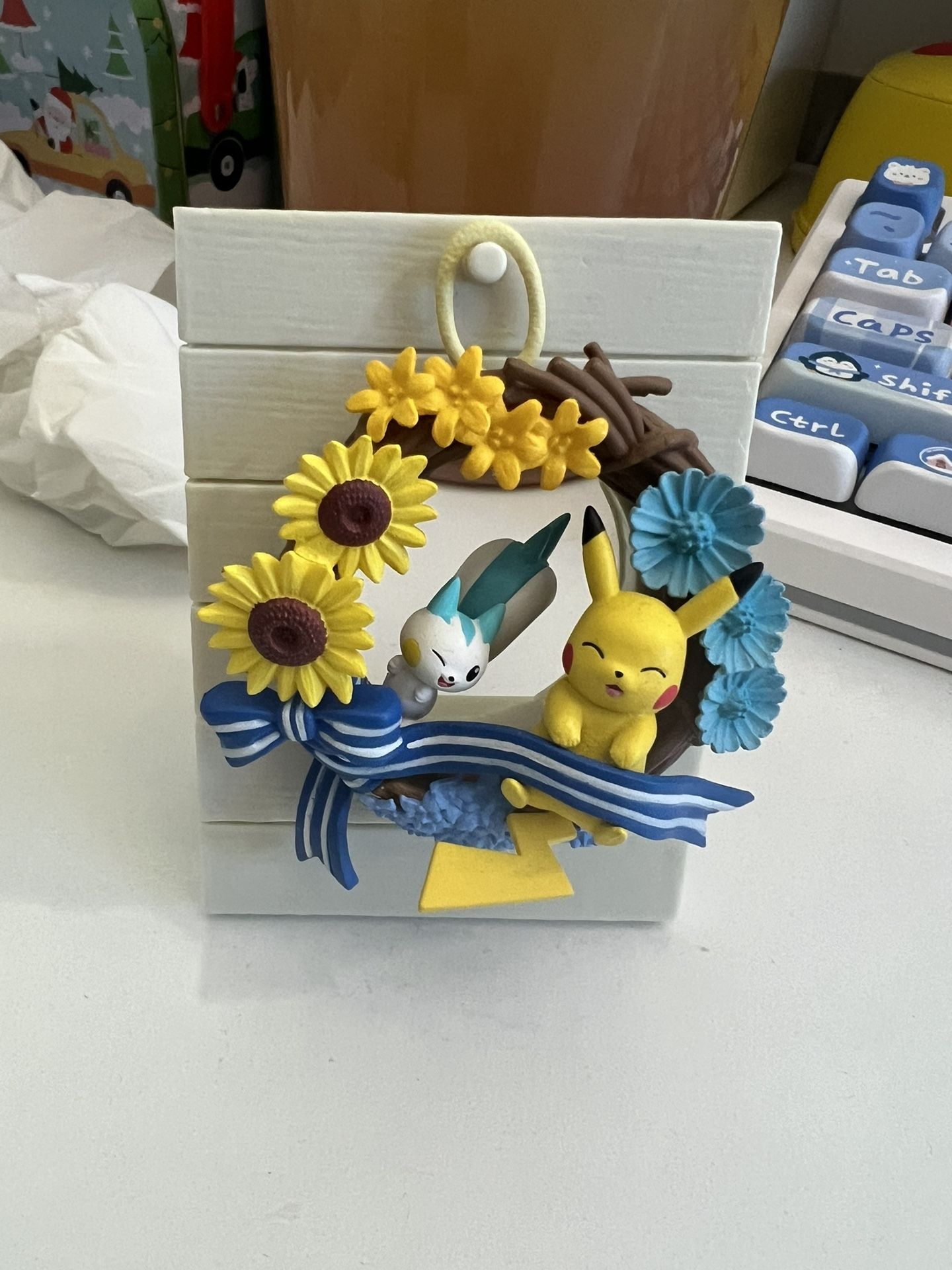 Pokemon WREATH COLLECTION Pikachu & Pachirisu Re-ment Japan