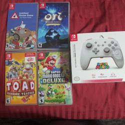 4 Switch Games And Controller $80