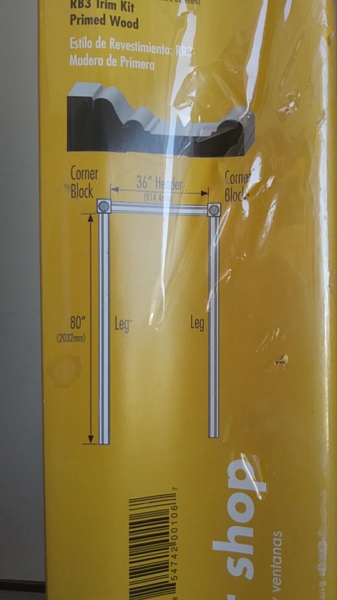 Door trim kit rb3 casing ready to install 36 by 80 for Sale in Glendale